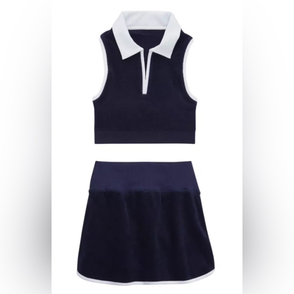 Offline by Aerie hole-in-one terry skort and top set.  NWT